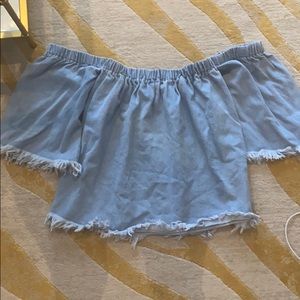 Off the shoulder top